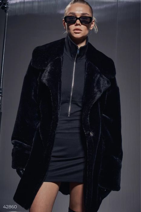 Шубка із еко хутра бренду Gepur