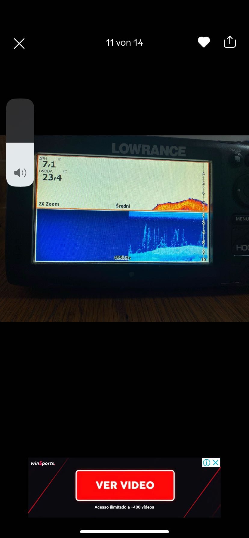 Sonda Lowrance hook7 chirp