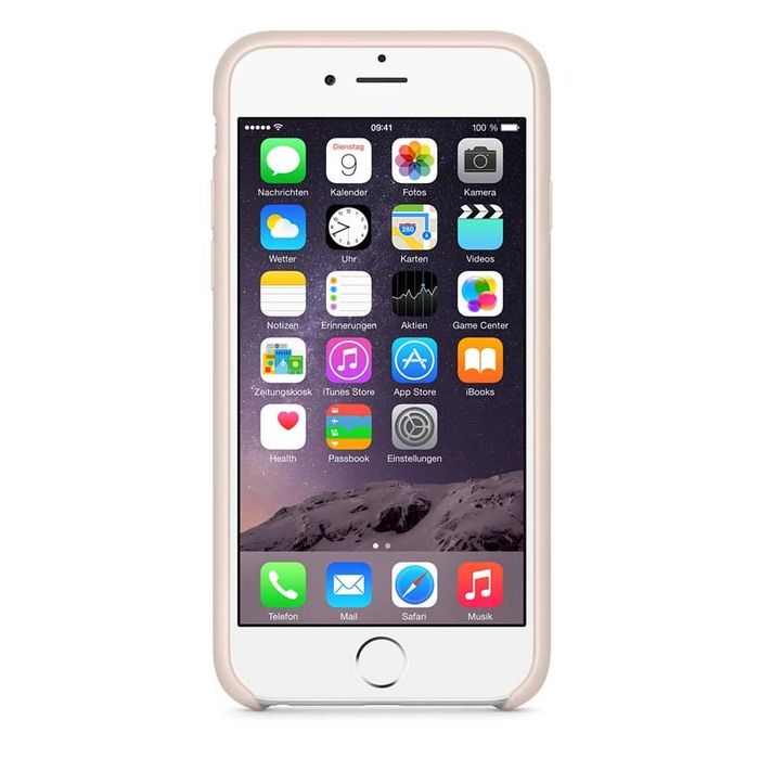Leather Case iPhone 6 Plus Soft Pink