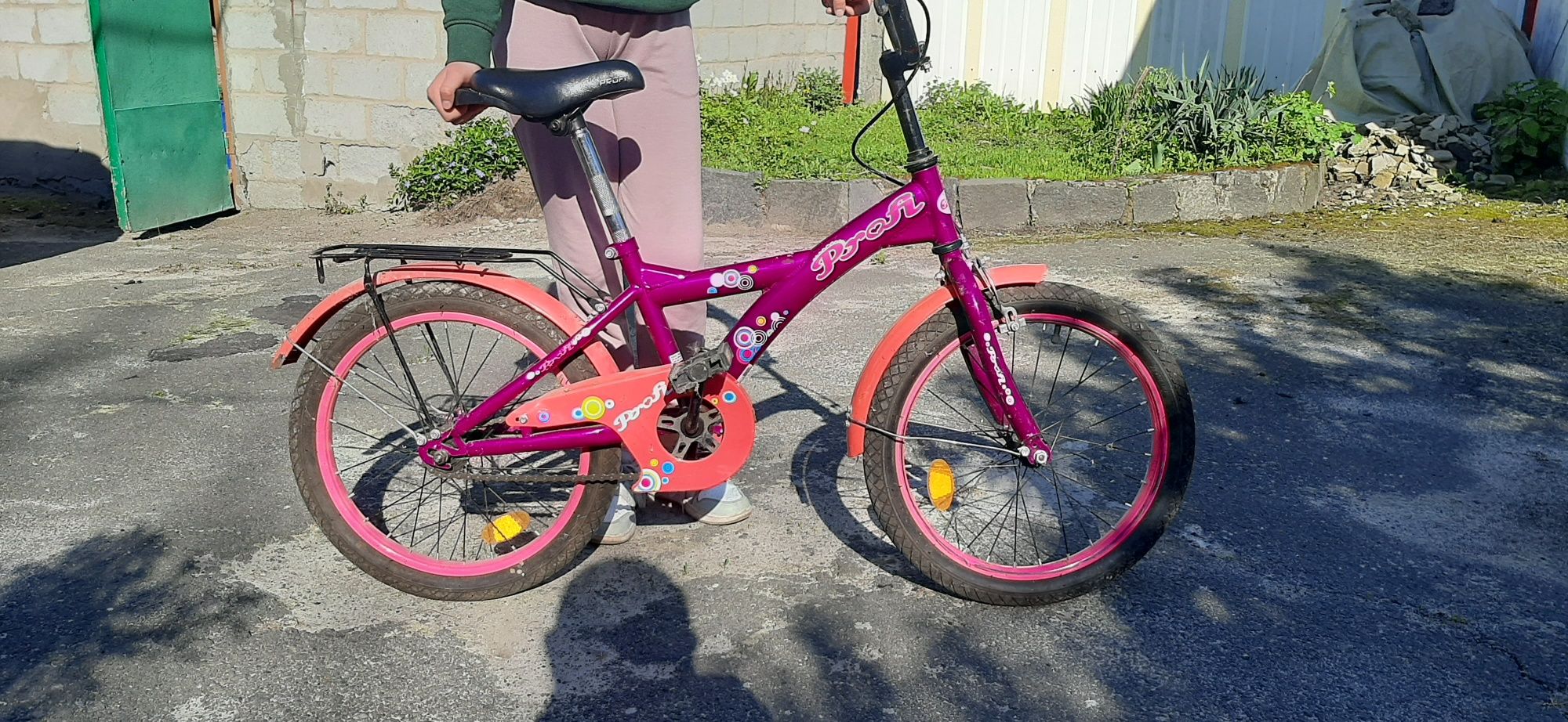 Дитячий двоколісний велосипед для дівчинки PROFI 18 дюймів