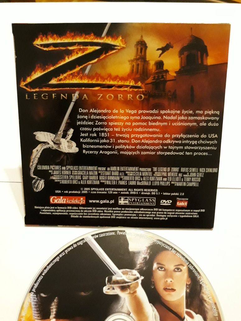 Film DVD "Legenda Zorro"