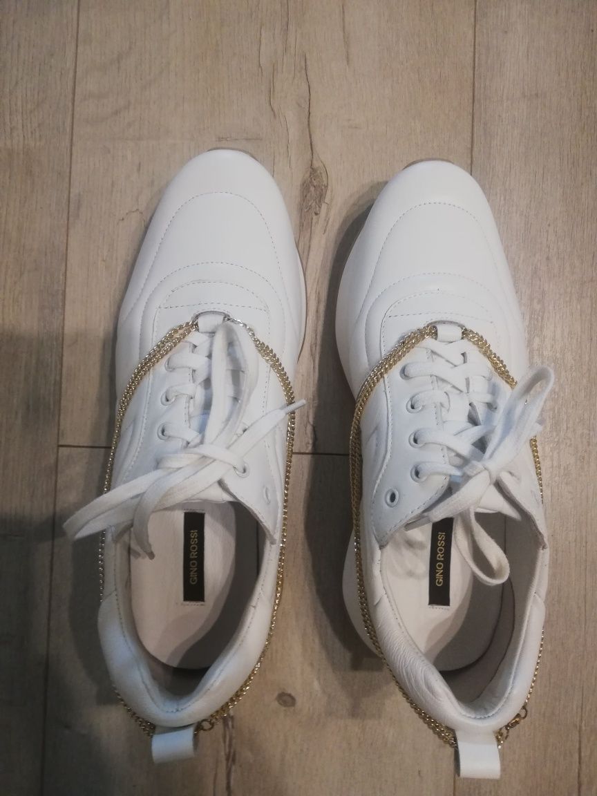 Białe buty sportowe Gino Rossi r. 40