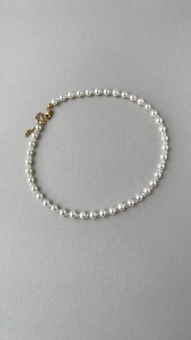 Чокер з перлин, намисто перлини, кольє тренд, ручна робота