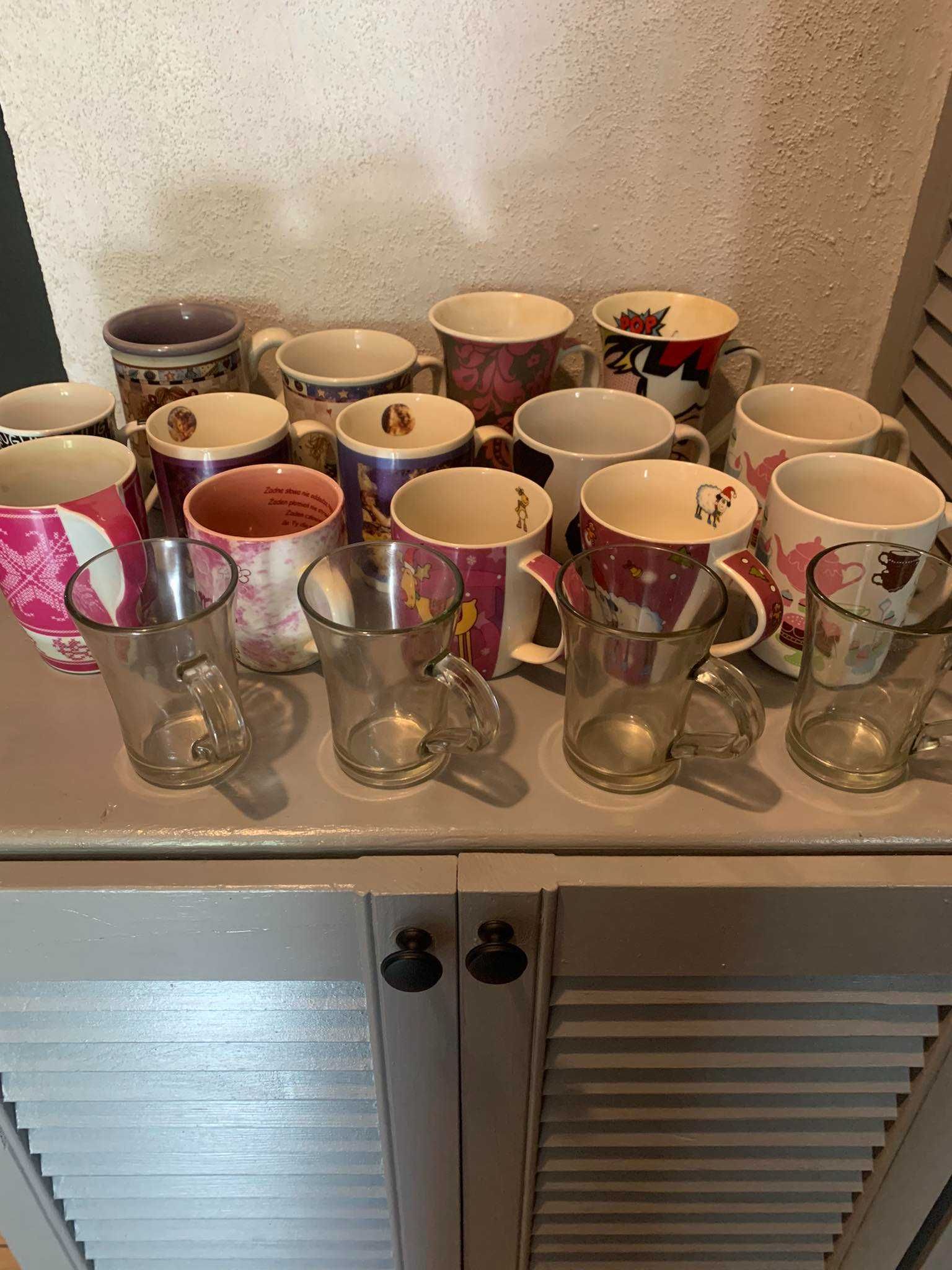 Ikea Homla Home & You zestaw kubków i szklanek x 19 szt
