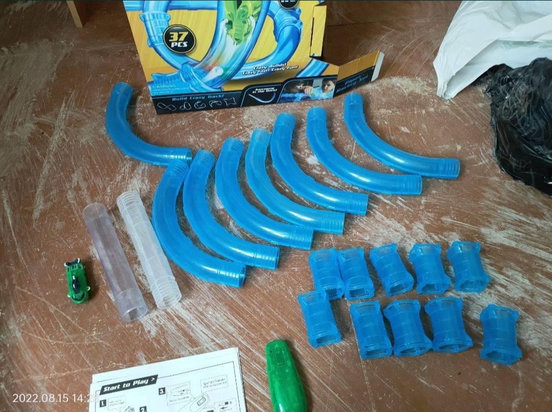 Трек Трубопровідні гонки Chariots Speed Pipes 37 деталей, конструктор