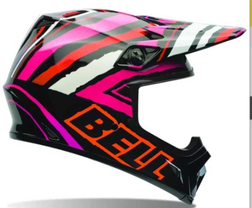 Kask cross BELL MX-9 Tagger rozm. XL (61-62) NOWY + worek