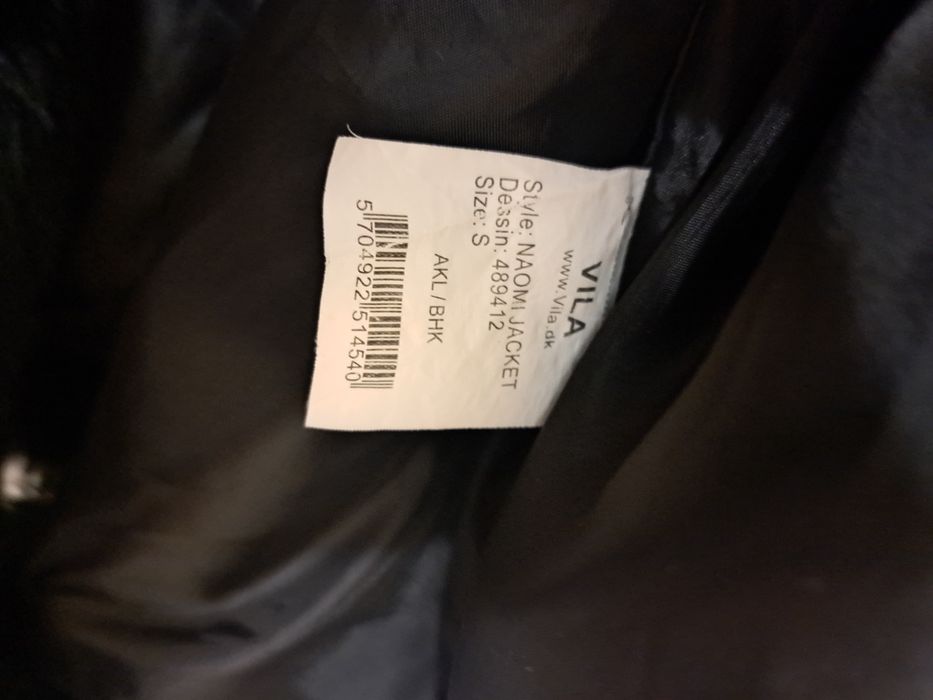 Kurtka damska,czarne futerko sztuczne