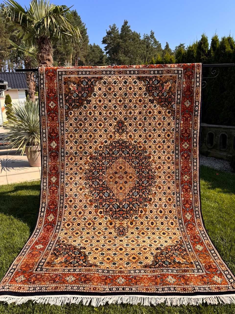 Dywan kaszmirowy r.tkany perski Indo Bidjar 325x200 galeria 19 tyś
