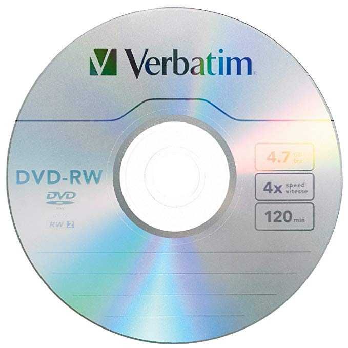 Диски DVD-R Verbatim и CD-RW-DVD-RW диски