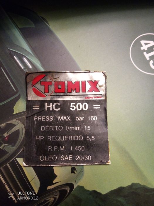 Lavadora alta pressão tomix Scala 150 bar 5.5 HP trifásico