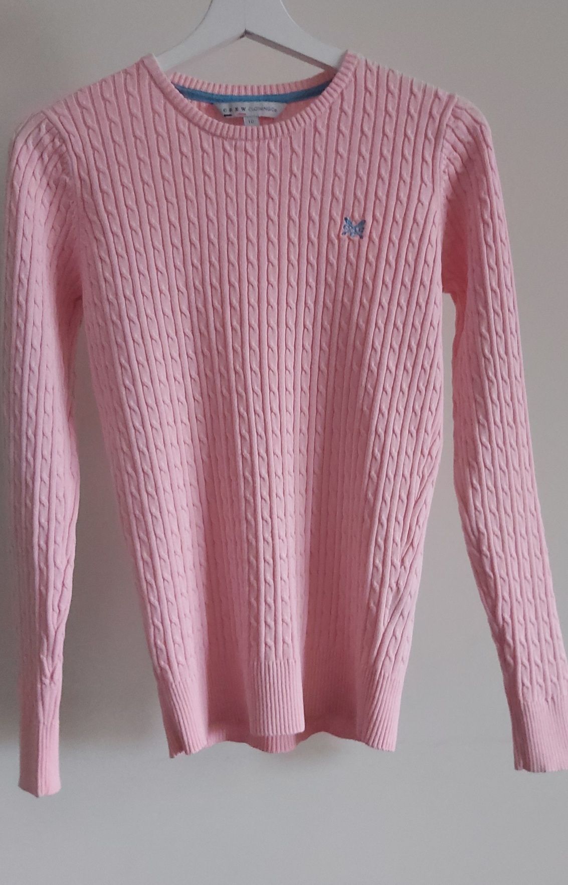 Sweter różowy CREW clothing M/L (10)