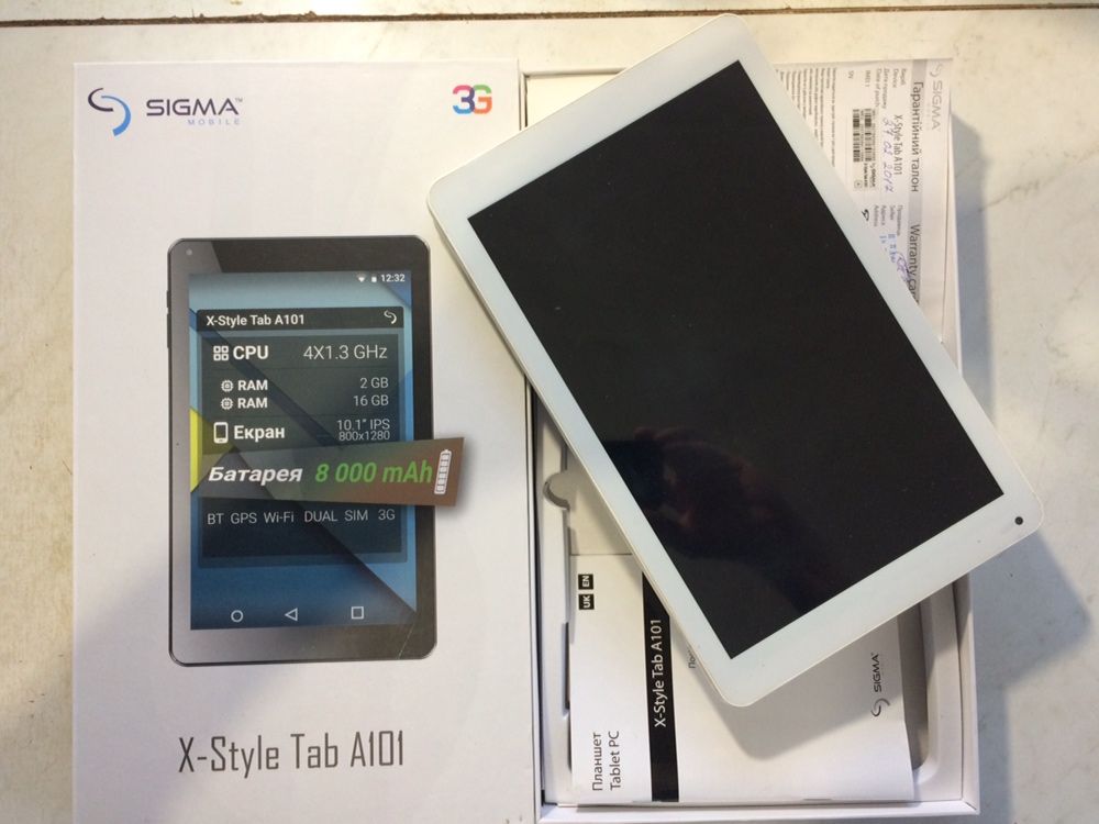 Планшет SIGMA X-Style Tab A101