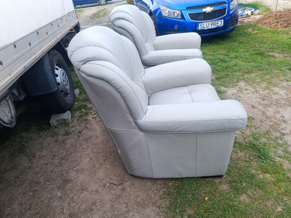 Fotele skórzane Włoska Skóra cena za jeden fotel