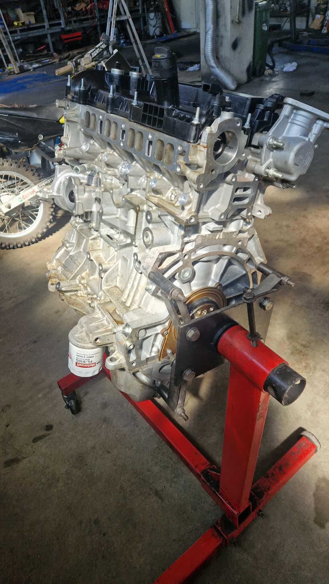 Silnik 2.3 ecoboost słupek niski przebieg ford mustang focus