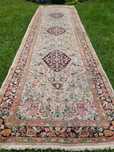 Jedwabny Isfahan - Rękodzieło z czystego jedwabiu - Chodnik 80 x 335cm