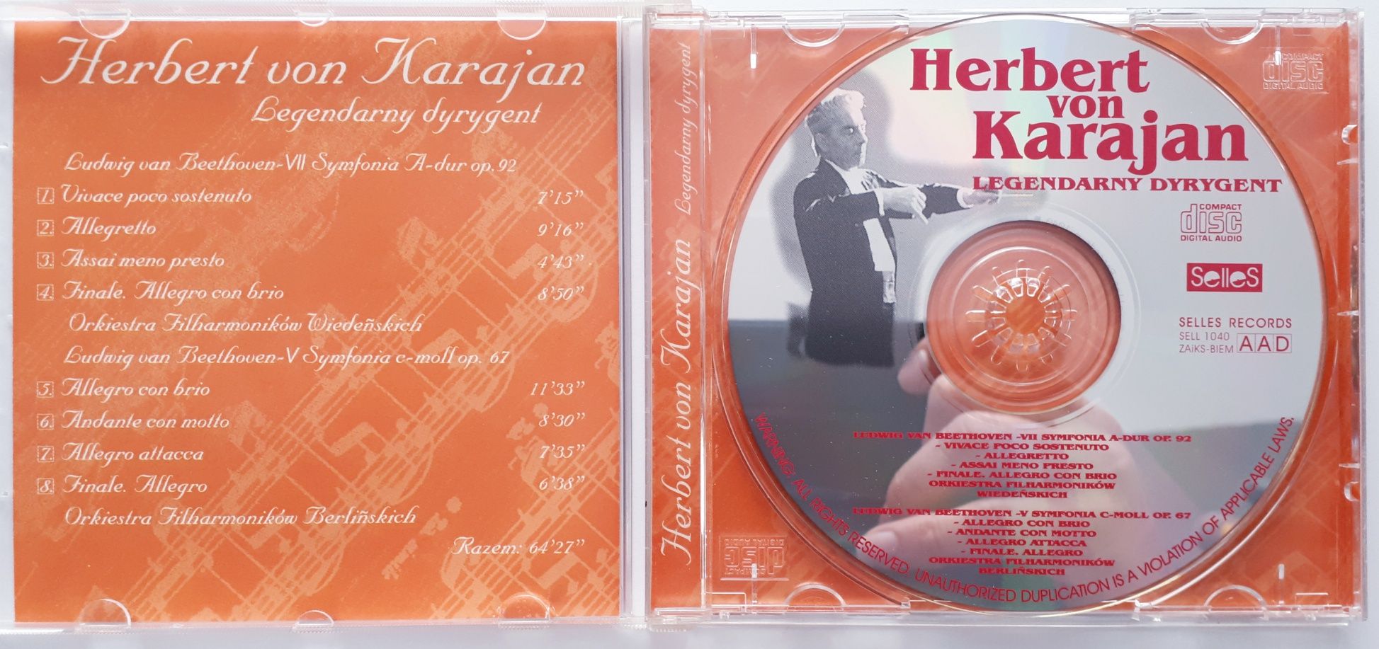 Herbert Von Karajan Legendarny Dyrygent