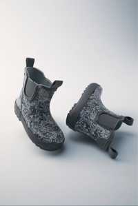 Резинові чоботи zara 25 гумачки гумаки резиновые сапоги