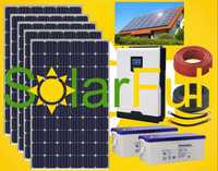 Kit – 3.000w habitação painel fotovoltaico solar pico 6 kw Prd. 1400wh