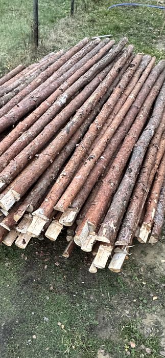 Stemple budowlane drewnia 370, 350 i 320cm