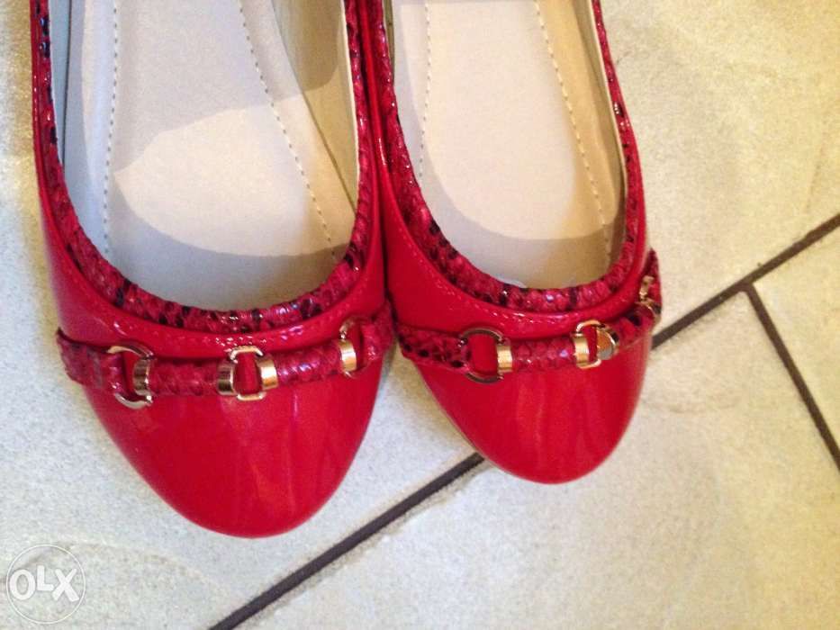 Czerwone balerinki NOWE