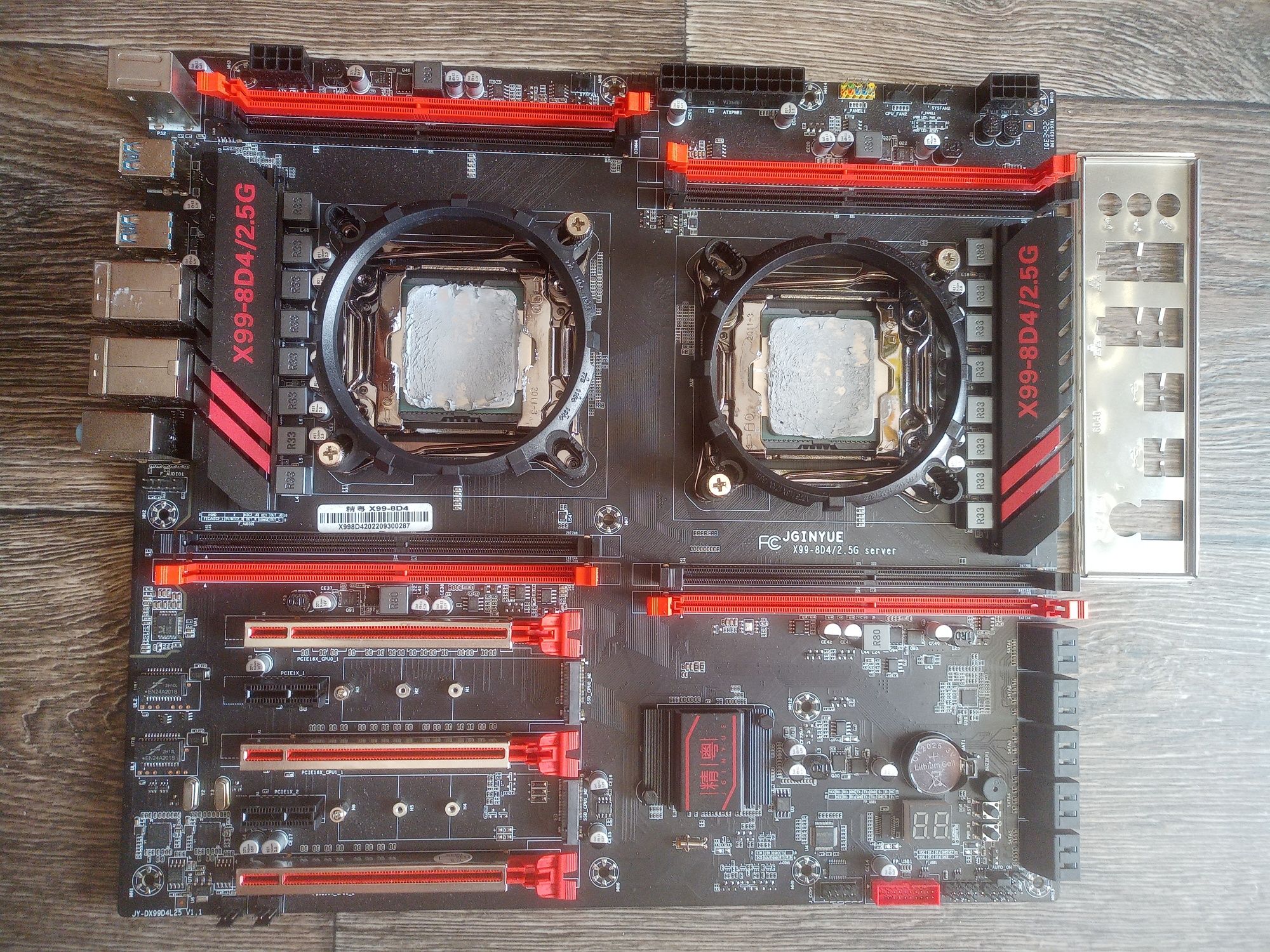 Двухпроцессорный МОНСТР комплект E5-2670v3, X99 под DDR4 ECC
