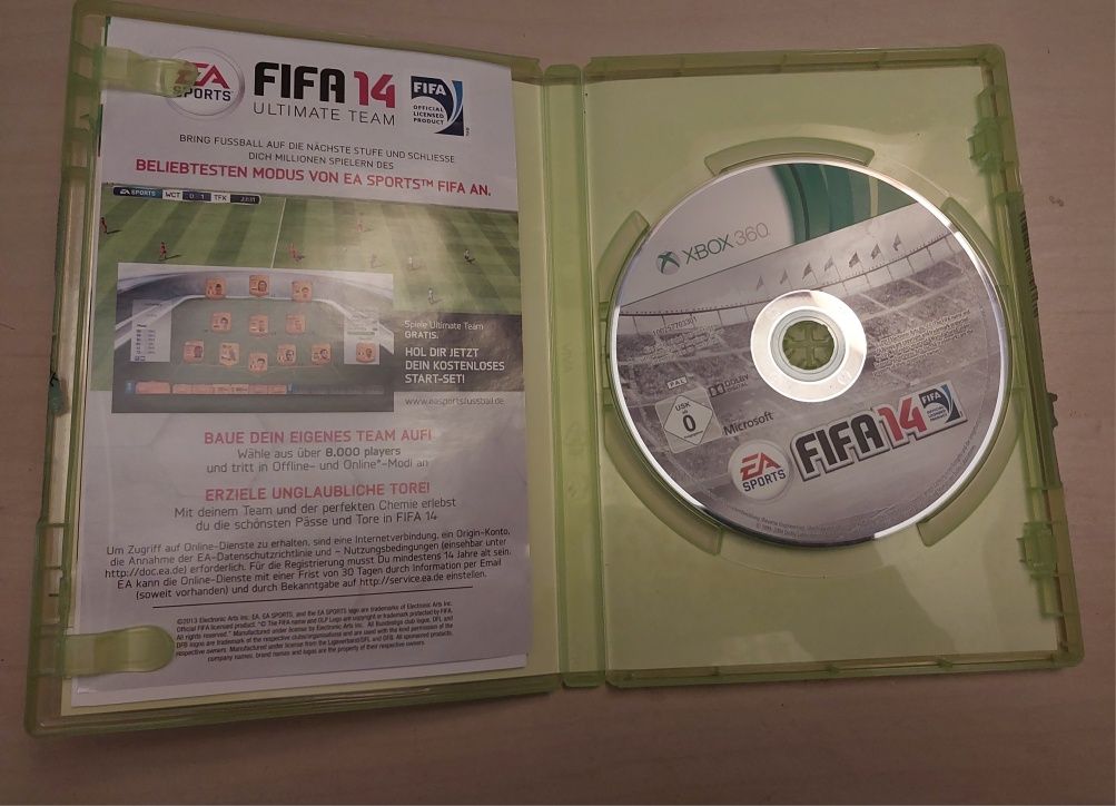 Fifa 14 kinect .Xbox 360.X360