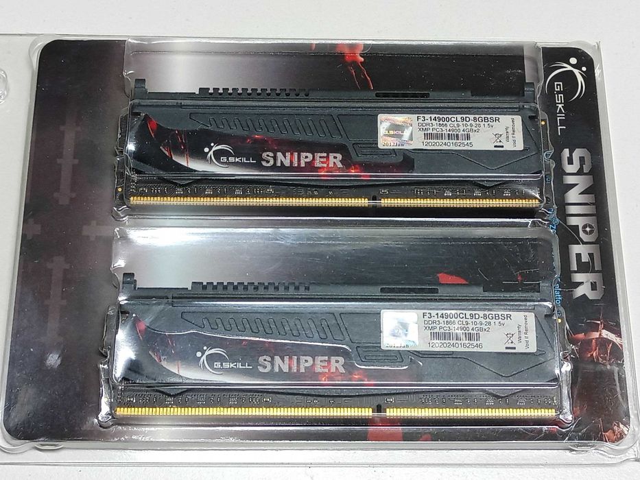 4GB DDR3 1600/1866MHz. G.Skill Sniper   PC3  Пам'ять для компьютера