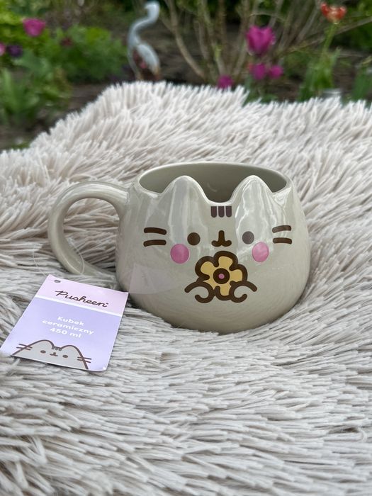 Nowy kubek ceramiczny Pusheen 450ml