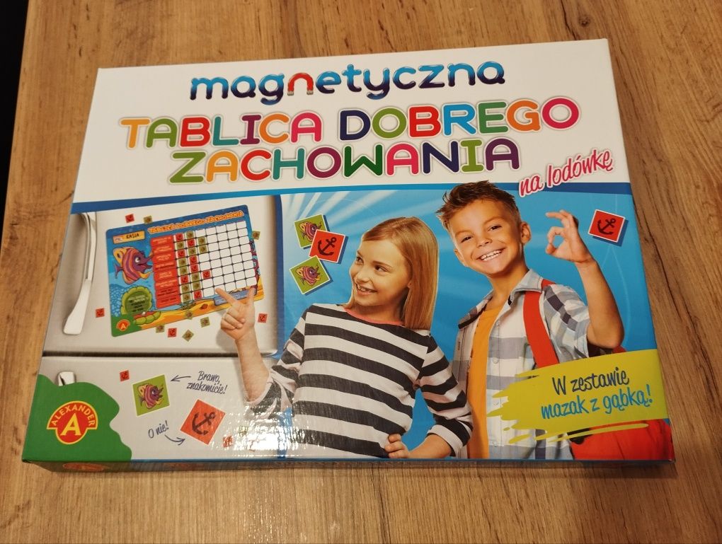 Magnetyczna tablica dobrego zachowania dla dzieci na lodówkę