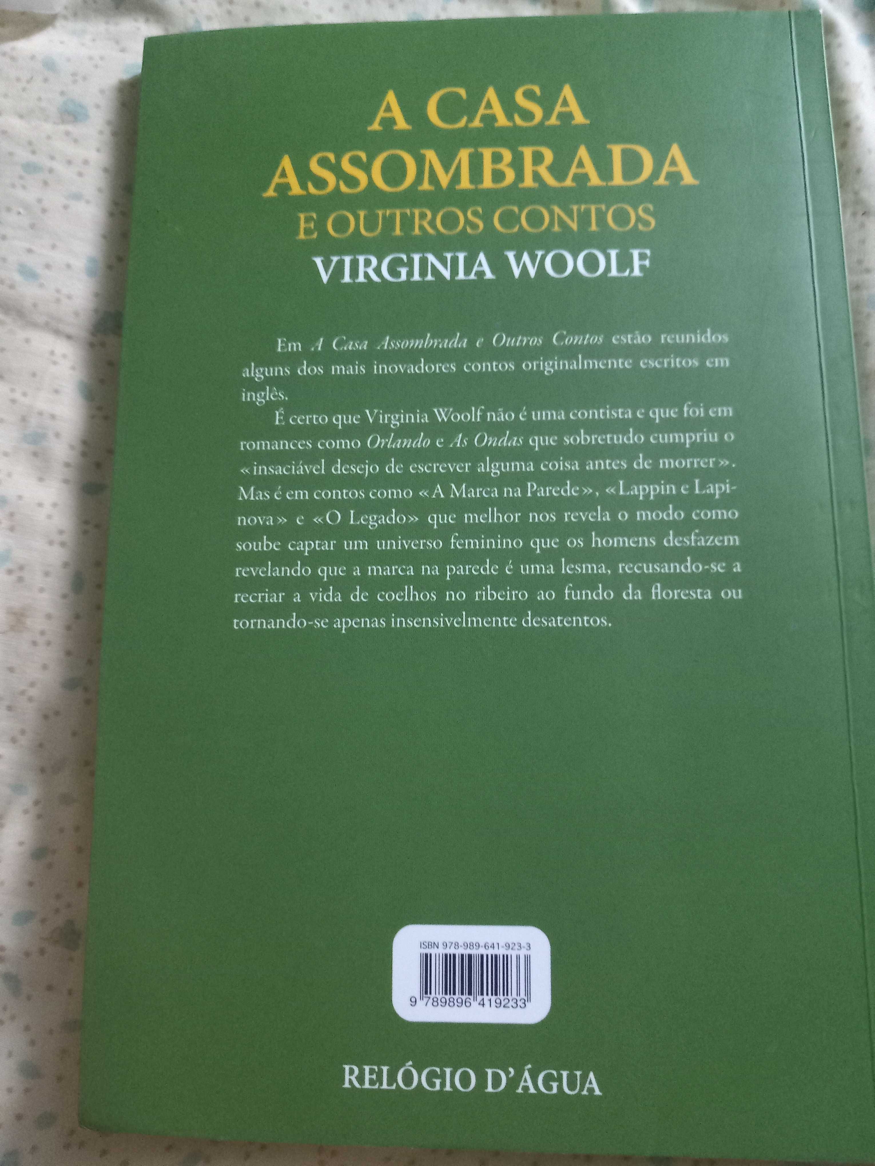 A casa assombrada e outros contos, de Virgínia Woolf