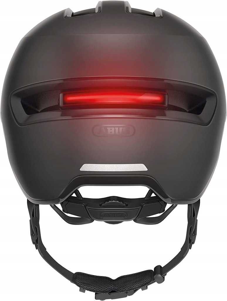 Kask rowerowy miejski ABUS HUD-Y czarny rozmiar S (51-55 cm)