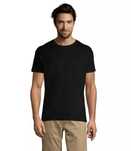 50 t-shirt´s NOVAS lisas pretas unisexo de gola redonda