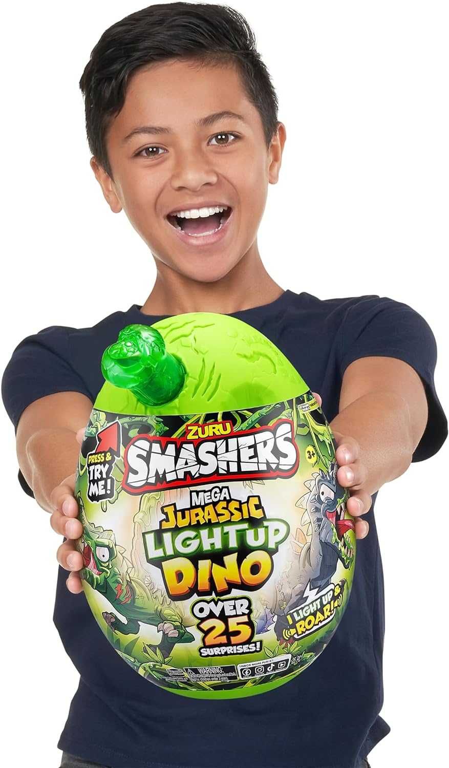 Іграшка в наборі Smashers Mega Jurassic Light Up Dino Egg  Ті-Рекс