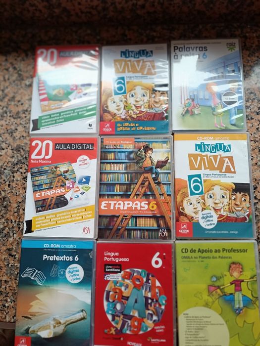 Livros e CD do 5 ano e sexto