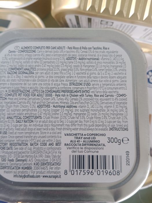 Karma tacki dla psa 54x300g mix