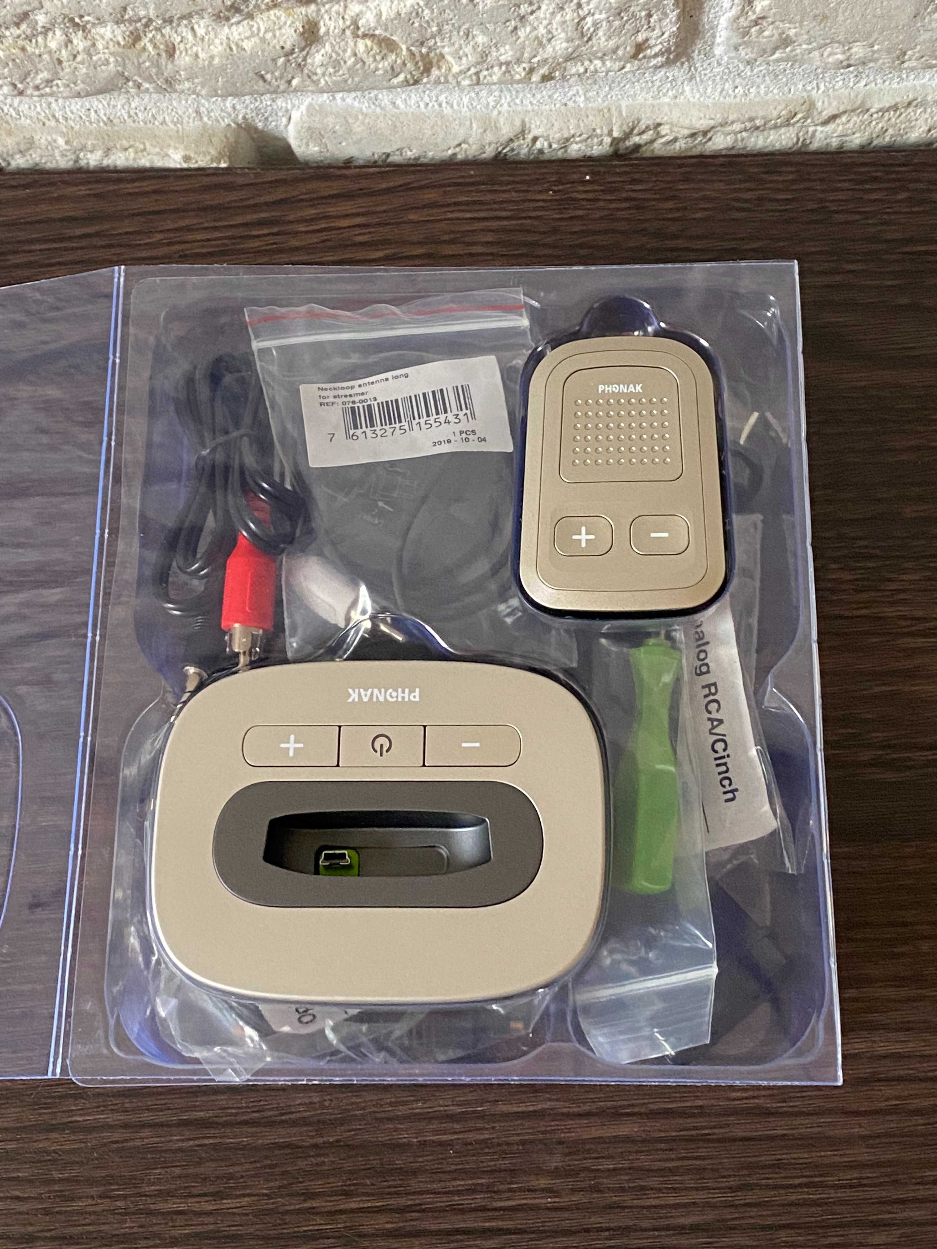 Zestaw Phonak ComPilot II  Bluetooth służące do aparatów słuchowych