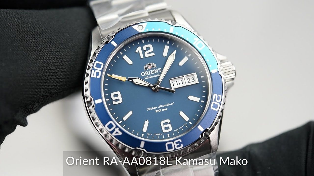 *NOVO* Orient KAMASU Automatico RA-AA0818L (Safira, 41,8 mm)