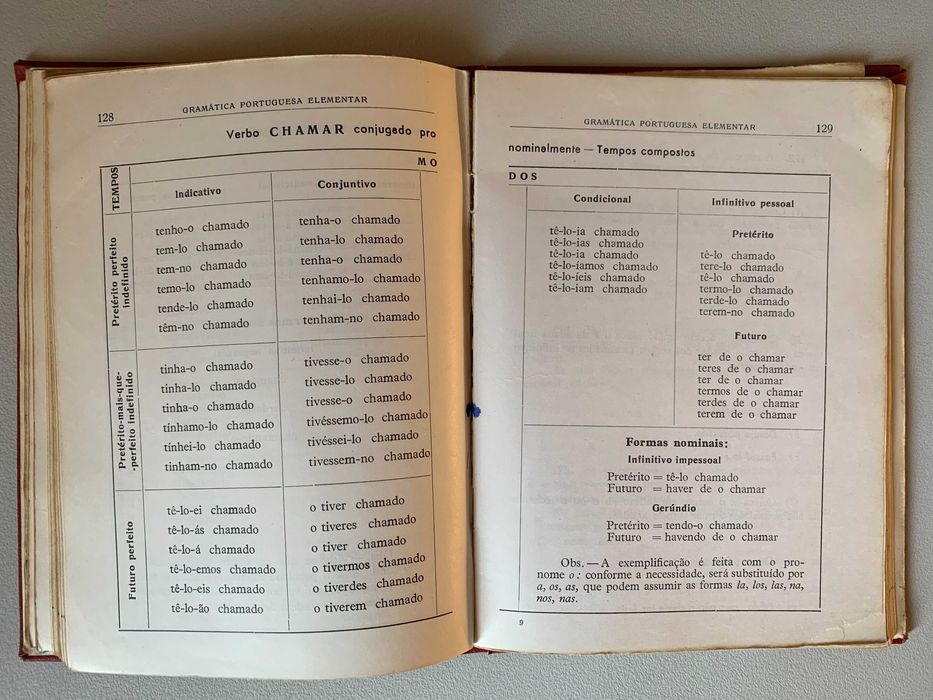 Gramática Portuguesa Elementar (Antiga)