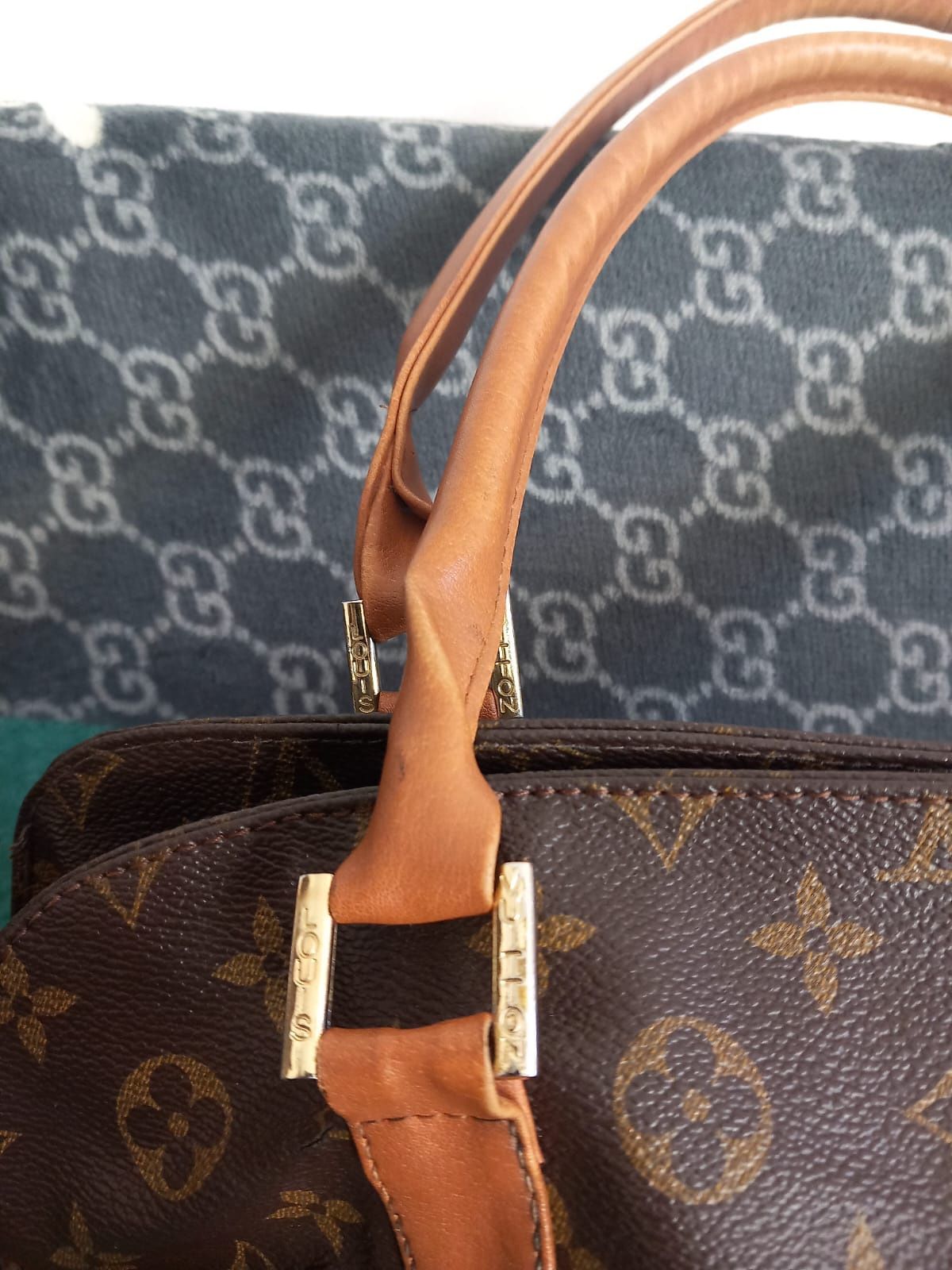 Louis Vuitton duza skorzana torebka