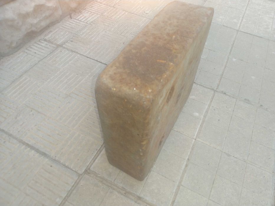Гиря-квадрат 40кг 27*27*8см СССР железо сталь плита гантель для пресса