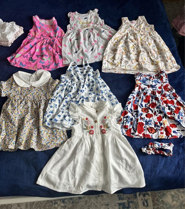 Zestaw ubranek na lato dla dziewczynki 86
