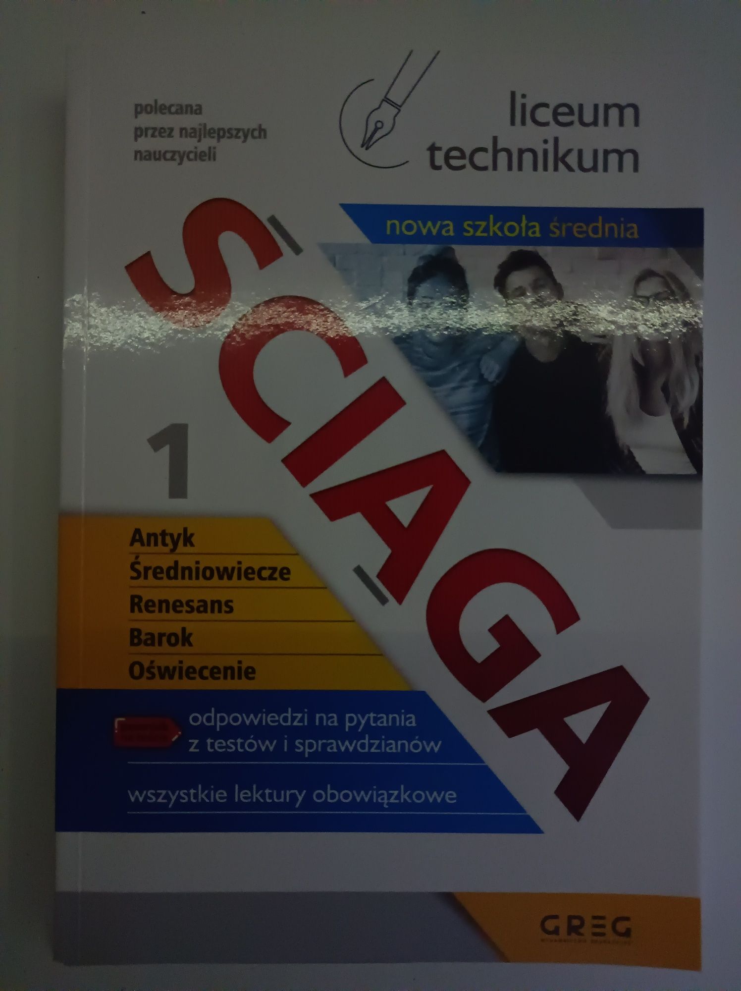 Książka ŚCIĄGA dla liceum i technikum