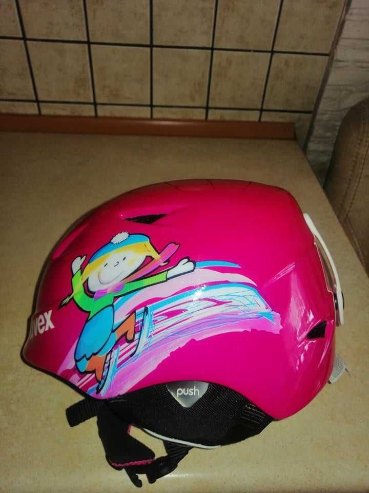 kask narciarski dzieciency UVEX rozmiar 48-52 cm