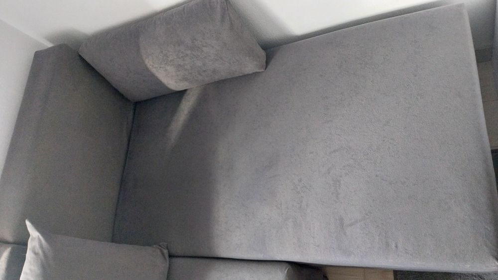 Narożnik z funkcją spania IKEA szary STAN IDEALNY