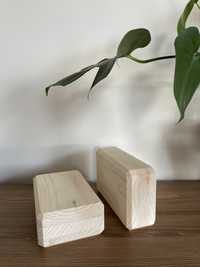Klocek do jogi naturalny eco handmade drewno