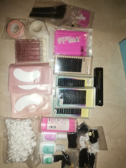 Kit para colocar pestanas