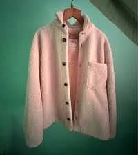 Куртка під овчину Zara + в родарунок спрей сольовий KEVINMURPHY