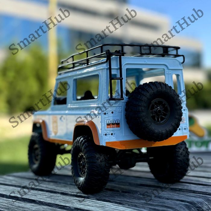 Краулер на радиоуправлении Land Rover Defender Белый. Машинка джип