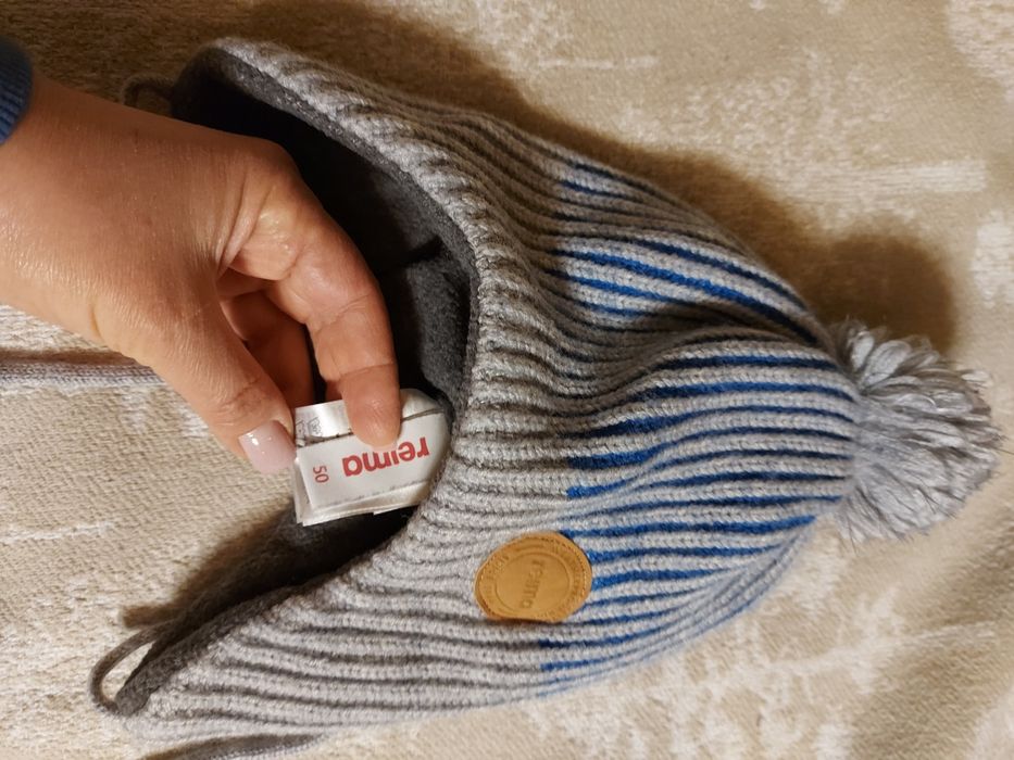 Зимова шапка reima на хлопчика 50 см