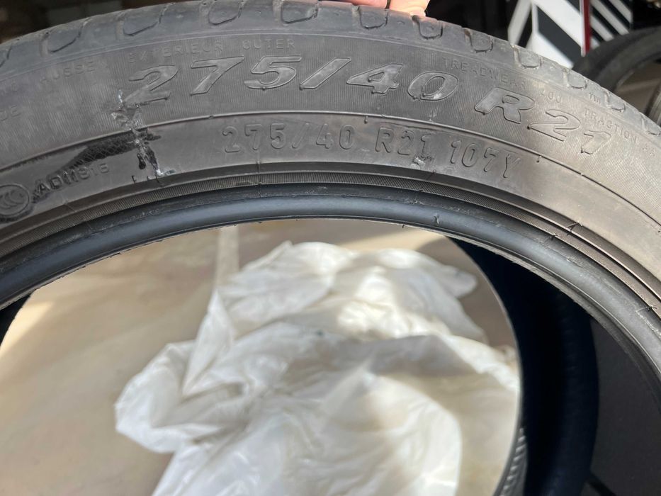 Літні шини Б/У 275/40R21 Pirelli Scorpion Verde